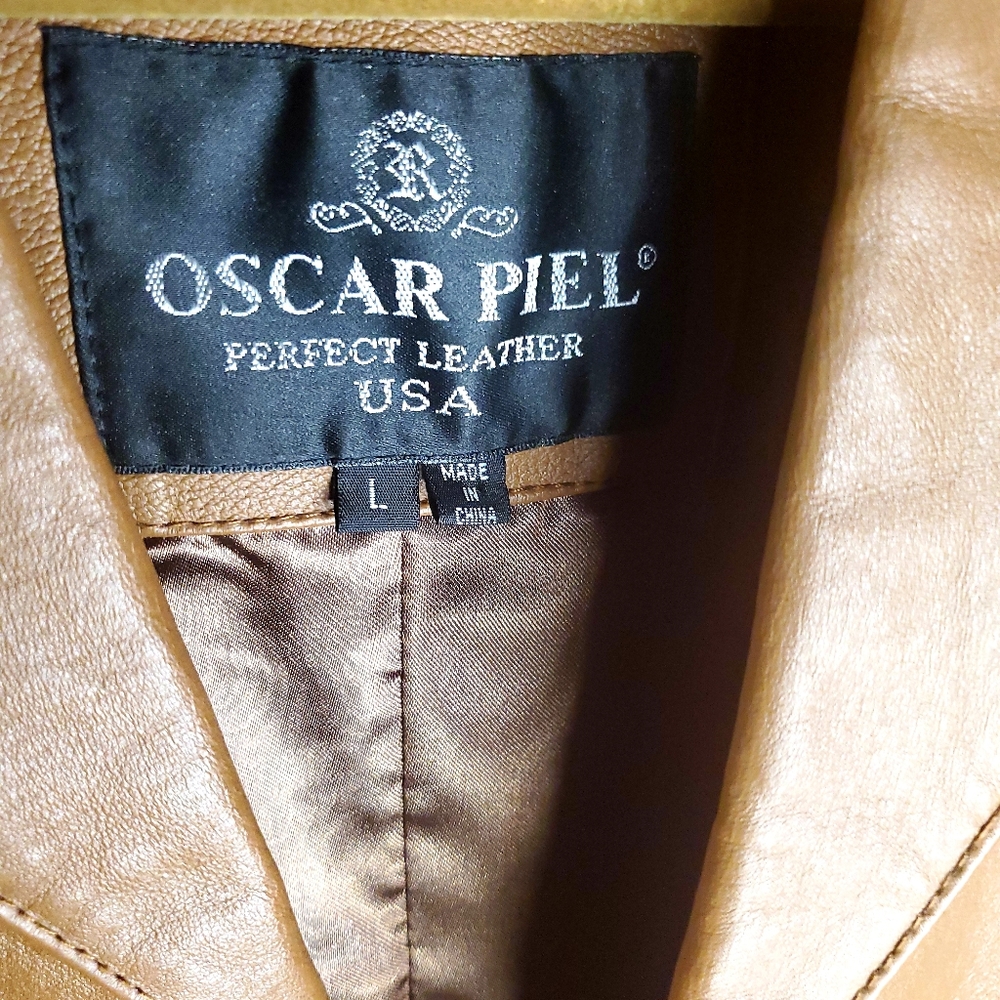 Oscar Piel 100% leather jacket - Picture 3 of 4